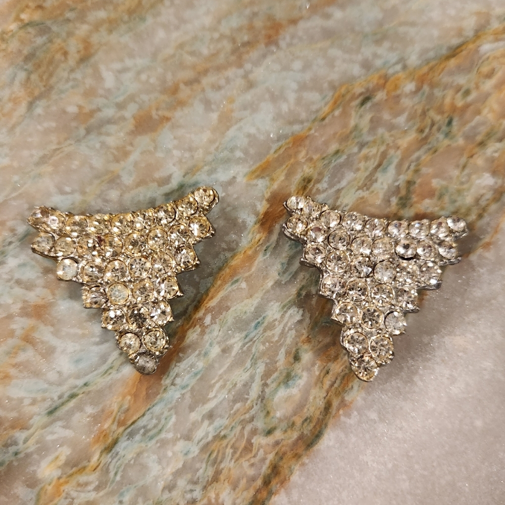 Vintage Rhinestone Shoe Clips - Picture 6 of 9